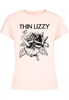 Футболка Merchcode Shirt Thin Lizzy - Rose, цвет powder/light pink