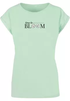 Футболка Merchcode Shirt Time To Bloom, мятный