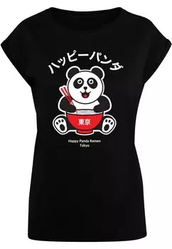 Футболка Merchcode Shirt Torc- Happy Panda, черный