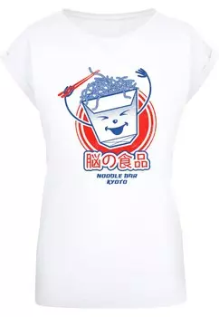 Футболка Merchcode Shirt Torc - Noodle Bar Baseball, белый