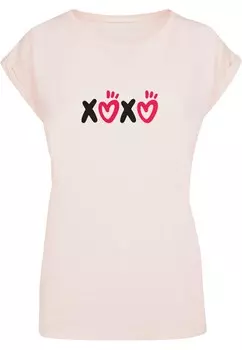 Футболка Merchcode Shirt Valentines Day - XOXO, розовый