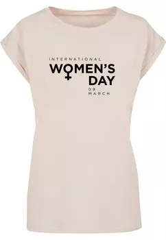 Футболка Merchcode Shirt WD - International Women s Day, кремовый