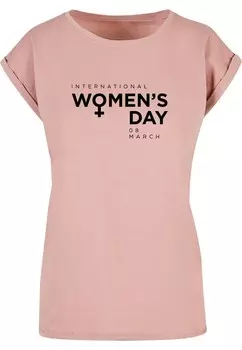 Футболка Merchcode Shirt WD - International Women s Day, темно-розовый