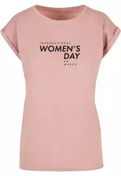 Футболка Merchcode Shirt WD - International Women s Day 3, темно-розовый