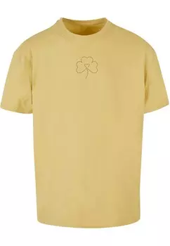 Футболка Merchcode Spring - Leaf Clover Flower, цвет Lemon