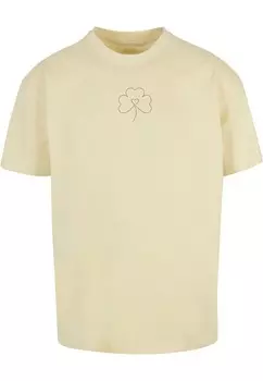 Футболка Merchcode Spring - Leaf Clover Flower, светло-желтый