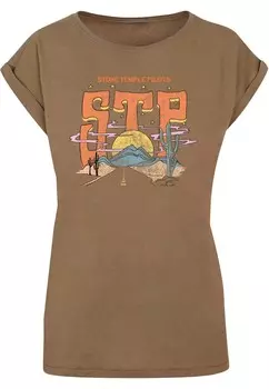 Футболка Merchcode Stone Temple Pilots - Desert Highway, коричневый