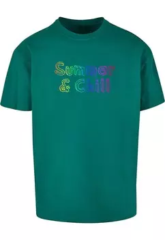 Футболка Merchcode SUMMER AND CHILL RAINBOW, зеленый