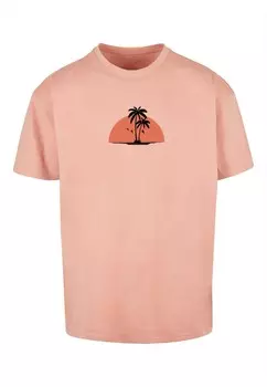 Футболка Merchcode Summer - Beach, розовый