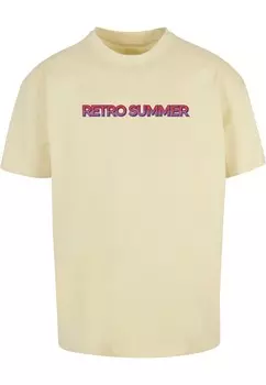 Футболка Merchcode Summer - Retro, пастельно-желтый