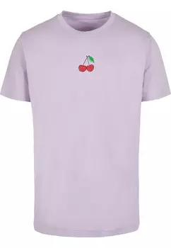Футболка Merchcode Summer - Sweet Cherry, светло-фиолетовый