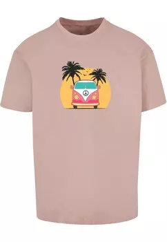 Футболка Merchcode SUMMER VAN, темно-розовый