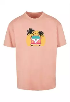Футболка Merchcode Summer - Van, темно-розовый