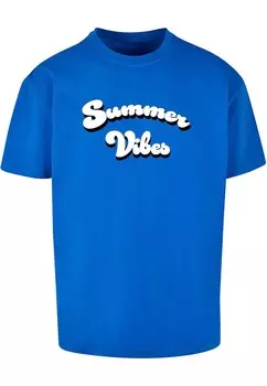 Футболка Merchcode SUMMER VIBES, синий кобальт