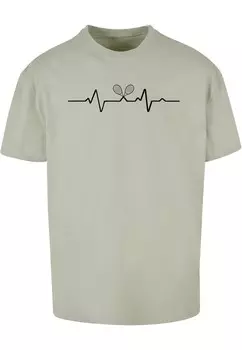 Футболка Merchcode TENNIS BEATS, цвет Pastel Green