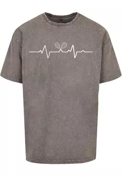 Футболка Merchcode TENNIS BEATS, цвет Stone