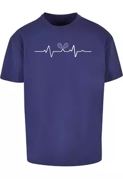 Футболка Merchcode TENNIS BEATS, темно-синий