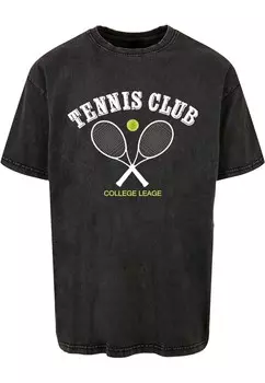 Футболка Merchcode TENNIS CLUB, антрацит