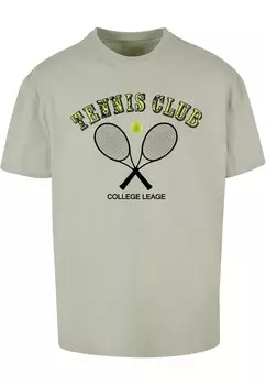 Футболка Merchcode TENNIS CLUB, цвет Apple/Pastel Green