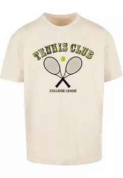 Футболка Merchcode TENNIS CLUB, песочный