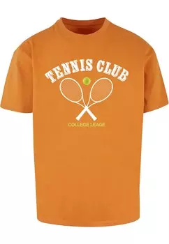 Футболка Merchcode TENNIS CLUB, темно-оранжевый