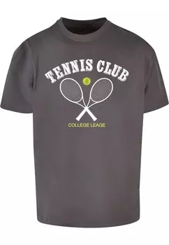 Футболка Merchcode TENNIS CLUB, темно-серый