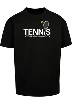 Футболка Merchcode TENNIS RACKET, черный