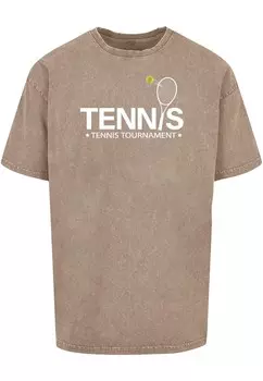 Футболка Merchcode TENNIS RACKET, цвет Chamois