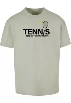 Футболка Merchcode TENNIS RACKET, цвет Pastel Green