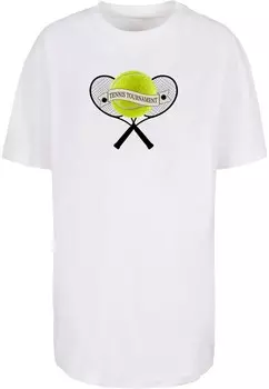 Футболка Merchcode TENNIS TOURNAMENT, белый