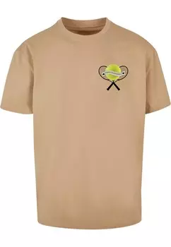 Футболка Merchcode TENNIS TOURNAMENT, бежевый