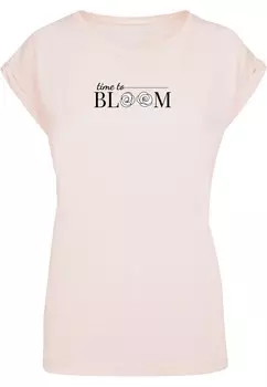 Футболка Merchcode TIME TO BLOOM, розовый