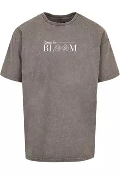 Футболка Merchcode TIME TO BLOOM, серый