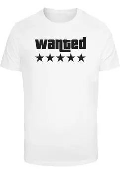 Футболка Merchcode WANTED, белый