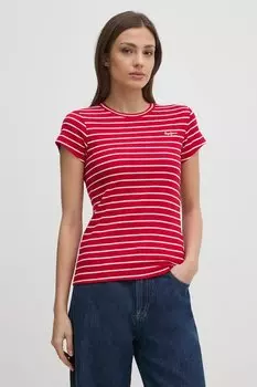 Футболка Meribel Pepe Jeans, красный