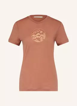 Футболка merino 150 tech lite iii из шерсти мериноса icebreaker, светло-красный