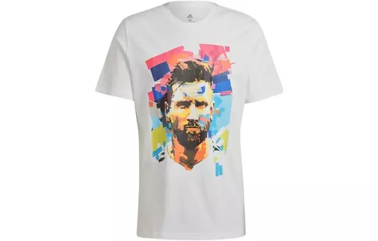 Футболка Messi мужская белая Adidas, белый