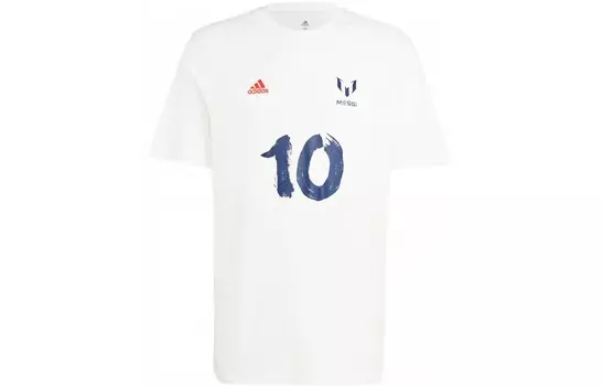 Футболка Messi мужская белая Adidas, белый