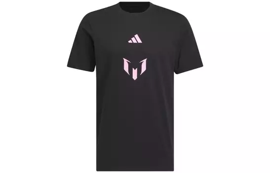 Футболка Месси мужская черная Adidas, черный