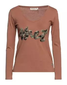 Футболка Met Jeans, коричневый