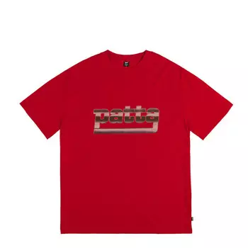 Футболка metal t-shirt Patta, красный