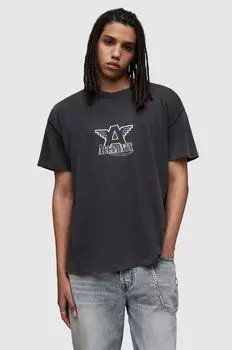 Футболка MG018Z MATCH SS CREW AllSaints, черный