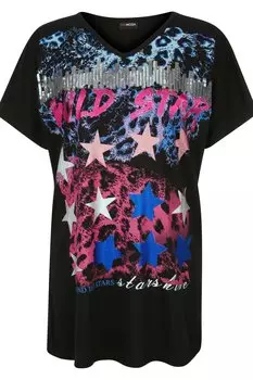 Футболка MIAMODA, черный