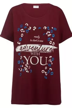 Футболка MIAMODA, цвет beere