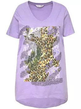 Футболка MIAMODA, цвет fliederviolett