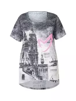 Футболка MIAMODA, цвет graphitgrau