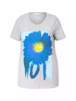 Футболка MIAMODA, цвет hellgrau mlange