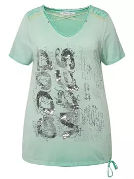 Футболка MIAMODA, цвет pastellgrn