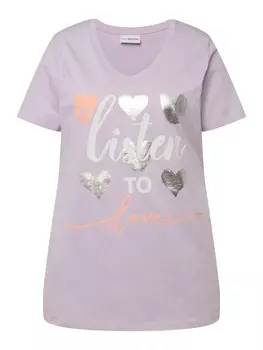 Футболка MIAMODA, цвет pastelllila