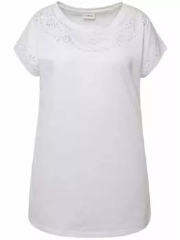 Футболка MIAMODA, цвет schneewei
